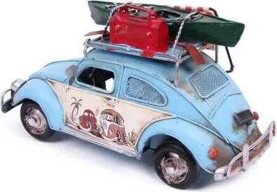 Ttt Handmade Awning Framed Piggy Bank Car