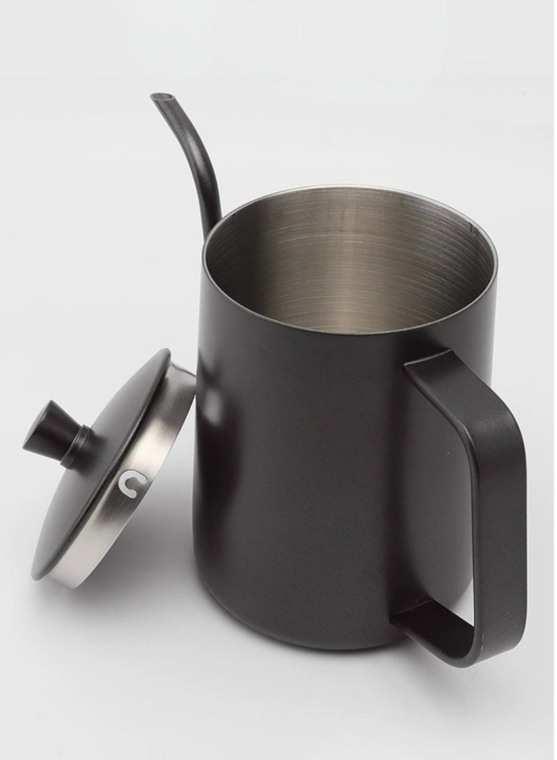 Hand-poured coffee pot - Hanging filter pitcher - Narrow spout pitcher - Household coffee set - Hand-poured pot  - Image 2