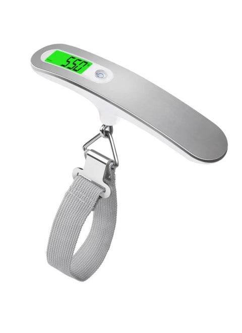 Digital Luggage Scale with LCD Display Silver