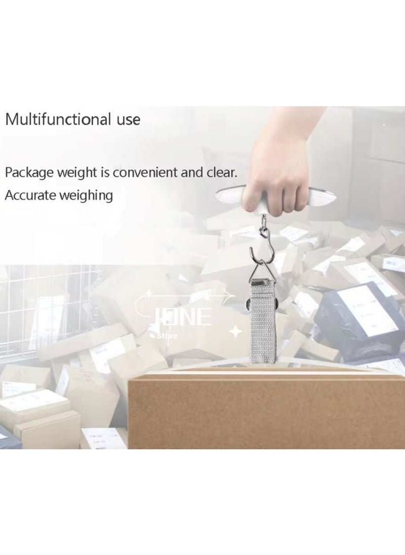 Digital Luggage Scale with LCD Display Silver