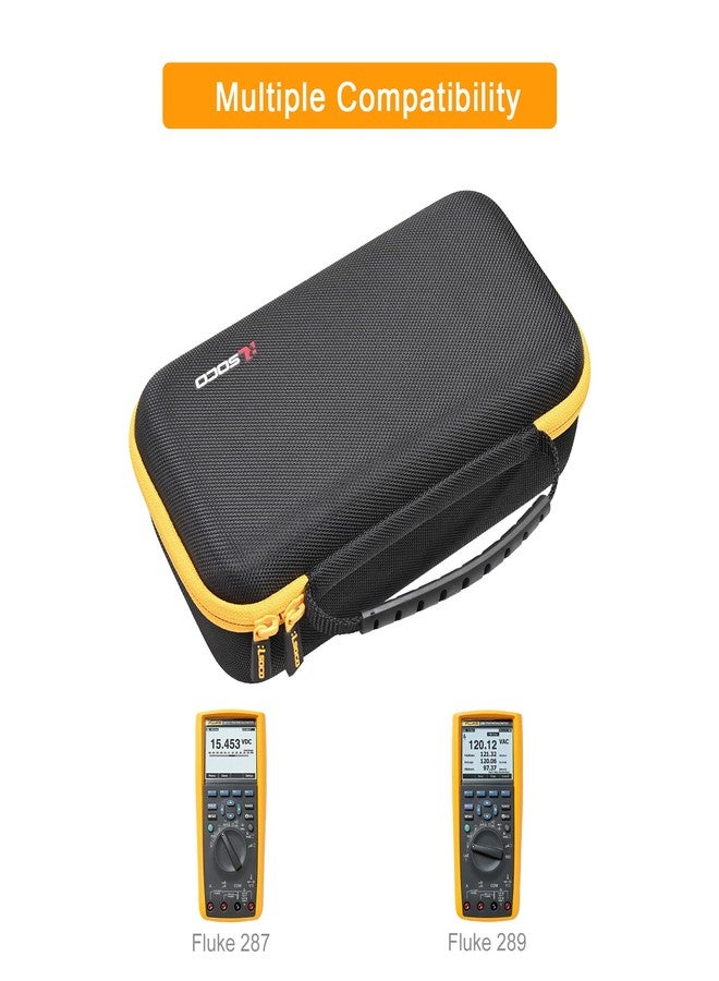 RLSOCO Hard Case for Fluke 289/287 True-RMS Logging Multimeter & Works with UNI-T UT181A TRMS Datalogging Digital Multimeter (Case Only) - Image 2