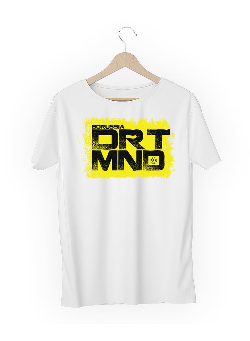 Fashion World Cotton T-shirt Printed with High-quality Dortmund club - Image 3