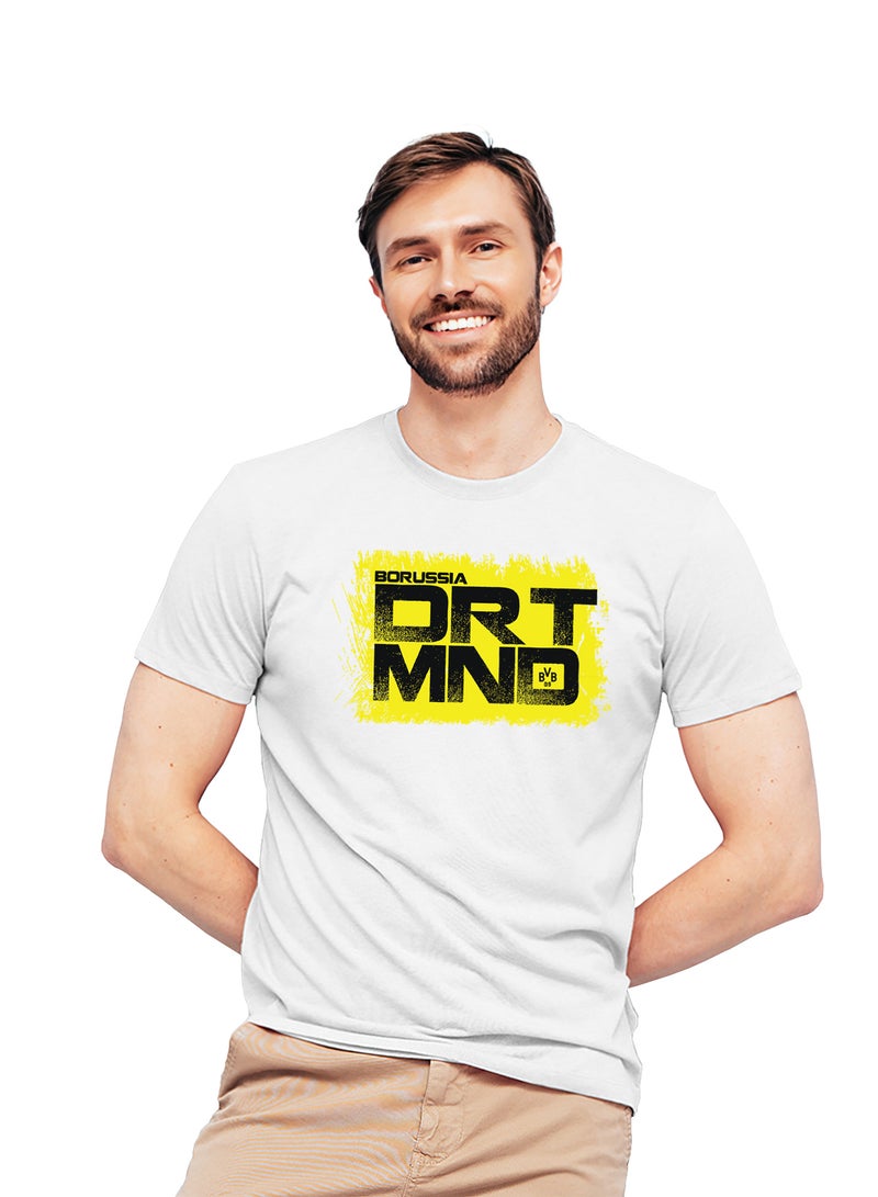Fashion World Cotton T-shirt Printed with High-quality Dortmund club - Image 1