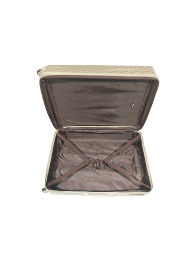 دكني حقيبة سفر   بعجلات للجنسين خفيفة الوزن  بعجلات دوارة  ألوان ذهبي - Image 4