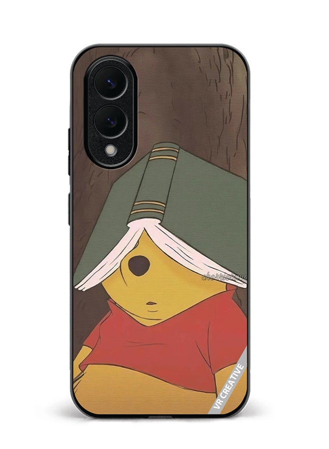 VR CREATIVE Protective Case Cover For Samsung Galaxy S25 Edge Pooh Design Multicolour