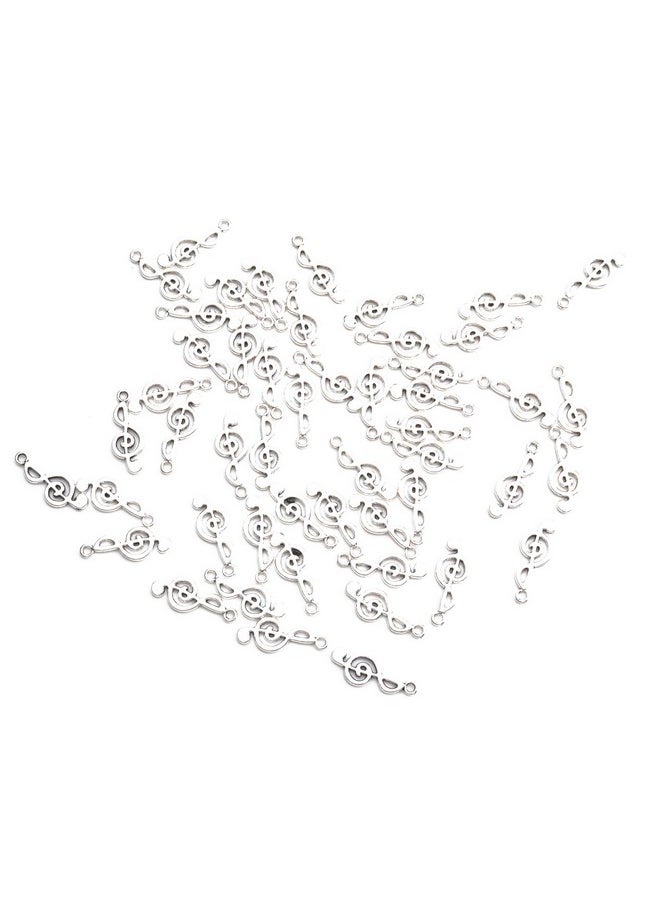 50 Pcs Musical Note Charm Metal Music Symbol Vintage Elegant Chic Instrument Pendant Beads For Craft Art Supplies Jewelry Making Finding Diy Necklace Bracelet Earring (Silver) - pzsku/ZA37DC53951423F55D342Z/45/_/1734348079/51db38f0-875b-4664-b180-dd8c182e8a90