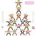 moopok Wooden Stacking Toys16Pcs Circus Hercules Acrobatic Troupe Interlock ToyBalancing Building Blocks Game Toddler Puzzle Toysfor 3 4 5 6 Years Old Kids Adults - Image 2