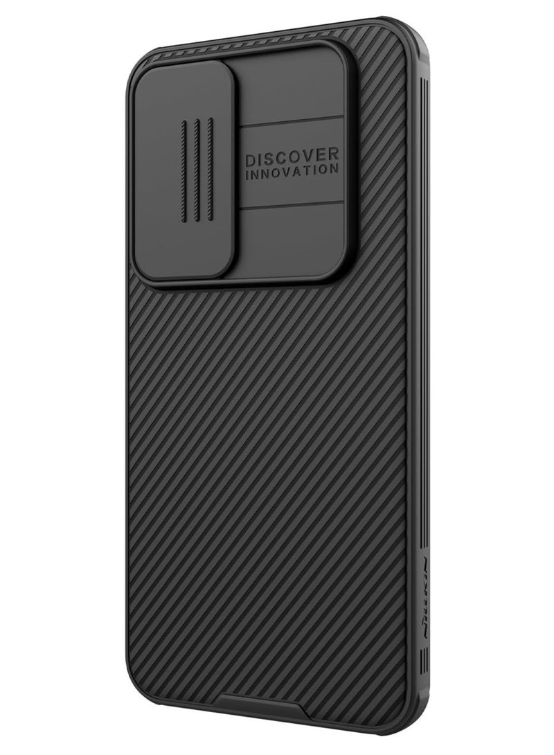 نيلكين جراب نليكن من سلسله الكام شليد برو لهاتف سامسونج جلاكسي اس 24 اف اي معا حماية الكاميرا  غطاء كاميرا منزلق حافظة واقية رفيعة - اسود - Image 4