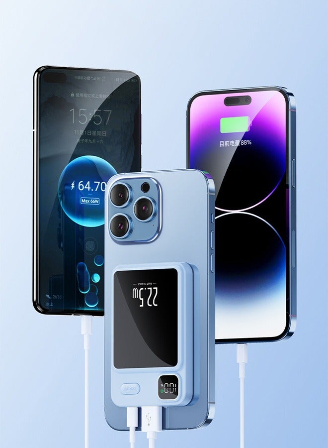 Beauenty 3 colors Ultra-thin aluminum alloy magnetic power bank, battery PowerCore 5K, 5000mAh Power Bank - Image 5