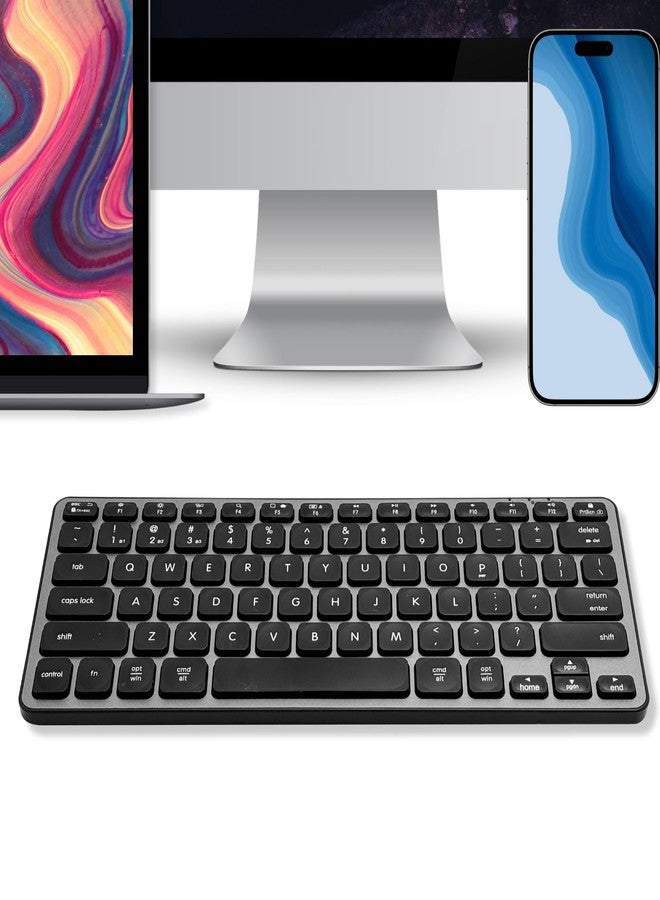 Macally Bluetooth Keyboard for Mac - Premium Compatible Wireless Apple Keyboard for MacBook Pro/Air, iMac, Mac mini/Pro, iPad, Laptop, and PC - Image 1