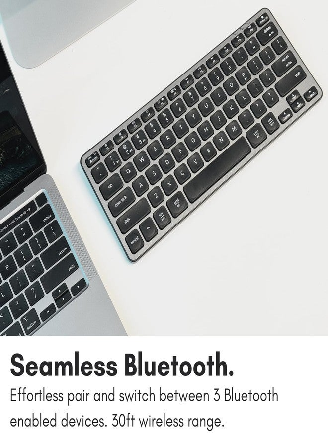 Macally Bluetooth Keyboard for Mac - Premium Compatible Wireless Apple Keyboard for MacBook Pro/Air, iMac, Mac mini/Pro, iPad, Laptop, and PC - Image 2