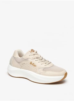 Lee Cooper حذاء رياضي رجالي شبكي منخفض الكاحل مع رباط للإغلاق  - Image 1
