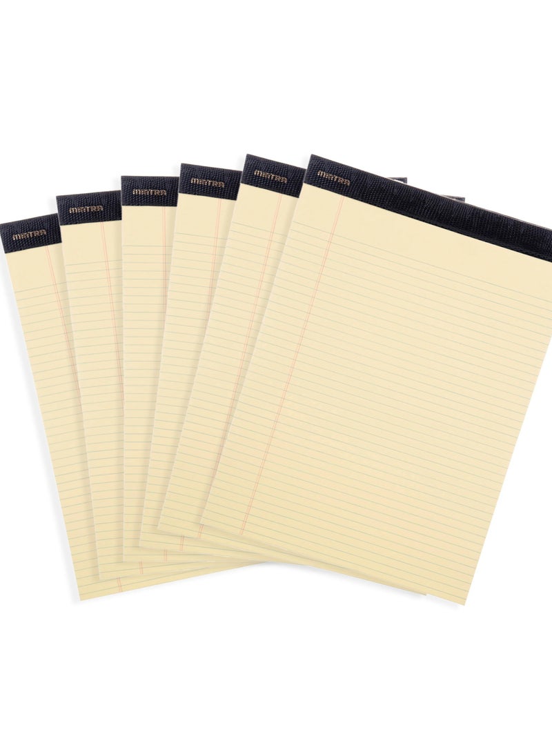 Mintra Mintra Superior Block Note, 50 Sheets, 127x204mm, Yellow paper  - Image 3