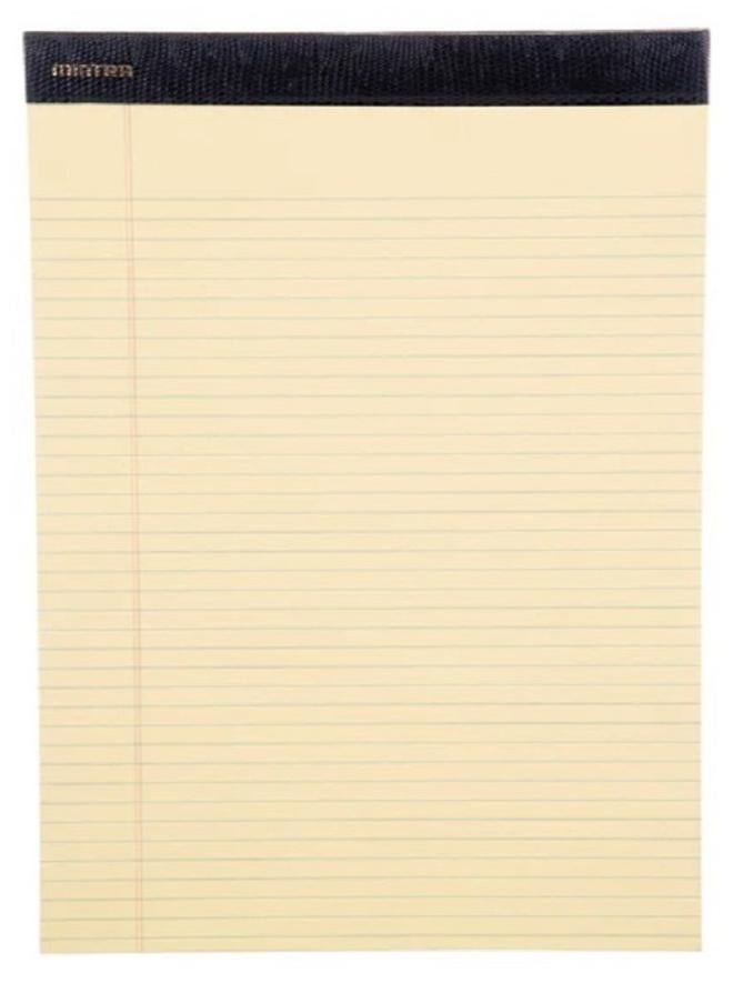 Mintra Superior Block Note, 50 Sheets, 127x204mm, Yellow paper - Image 1