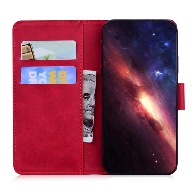HuHa Case Cover For OPPO Reno13 Global Tiger Embossing Pattern Flip Leather Phone Case(Red) - Image 5