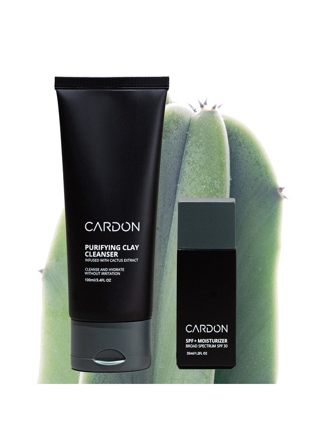 Cardon Daily Skincare Set For Men Face Moisturizer With Spf 30 & Clay Face Wash Best Gift For Men - Image 1