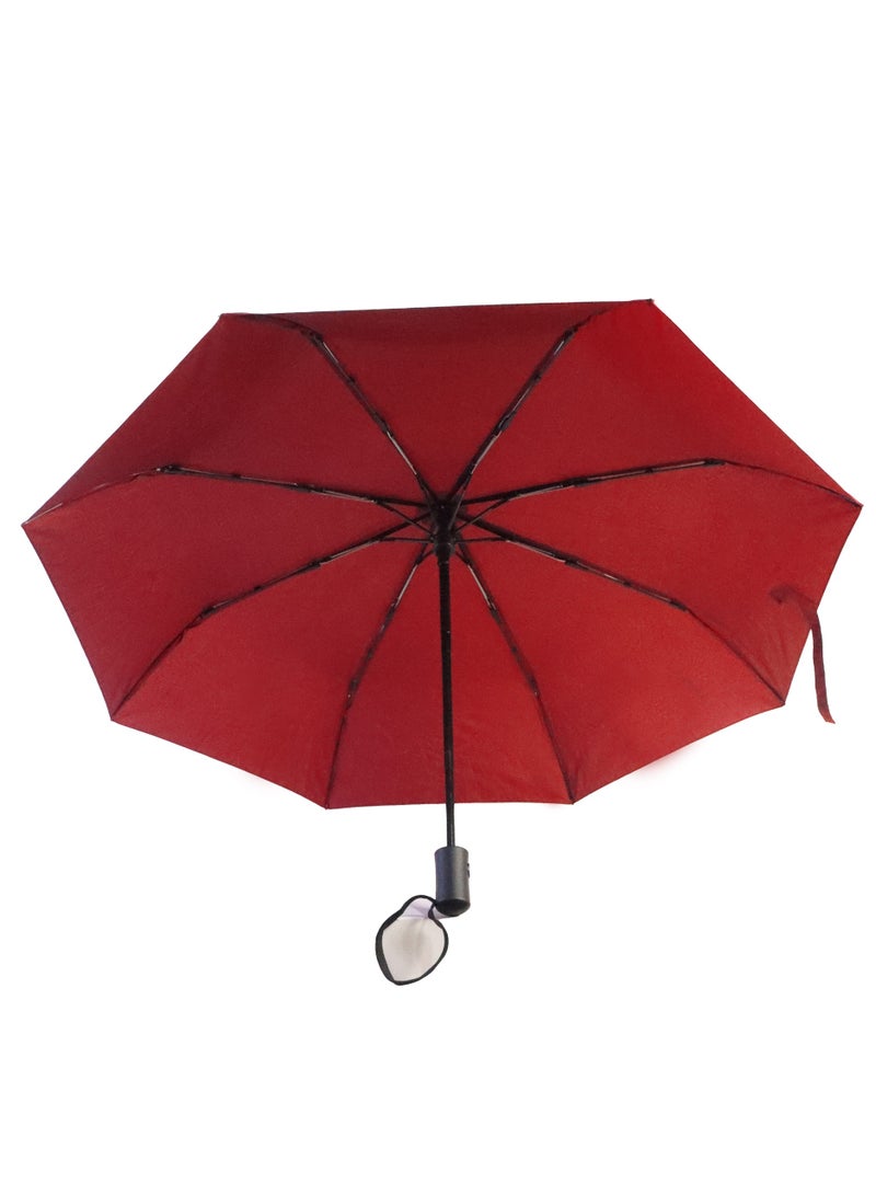 بيج ديزاين مظلة بيج ديزاين مودز أب بورجوندي أوتوماتيكية، مقاومة للرياح، سريعة الجفاف، حجم صغير للحقائب - Image 3