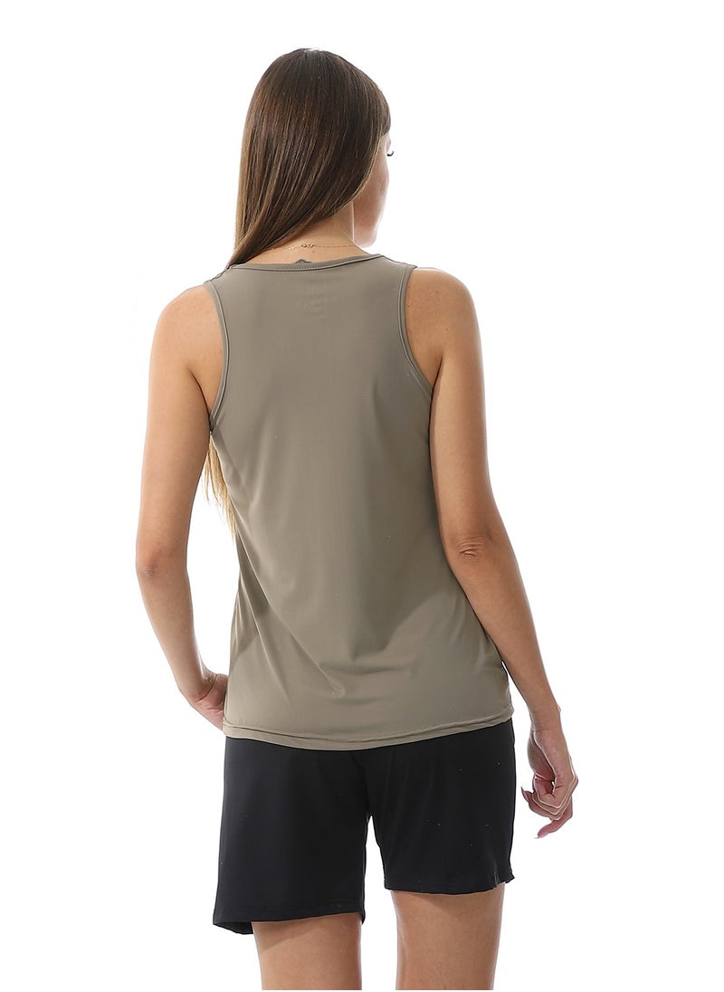 Caesar - Printed Top With  Short Pajama Set - Image 1