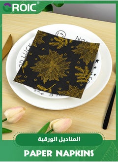 GROIC 40 Pcs 4 Ply Bandana Disposable Paper Napkin,Print Western Party Napkin,Dinner Lunch Napkin,Party Supplies  - Image 4