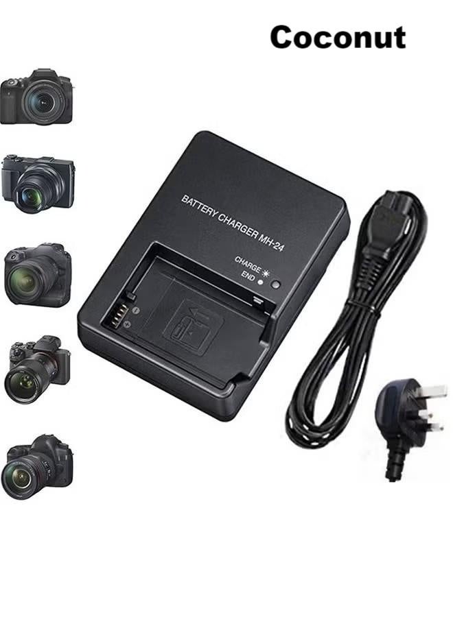 Coconut Camera Battery Charger MH-24 Charger compatible with Nikon D3100, D5100, D5200,D3300,D3200, P7000, P7100 for EN-EL14 Battery - Image 1