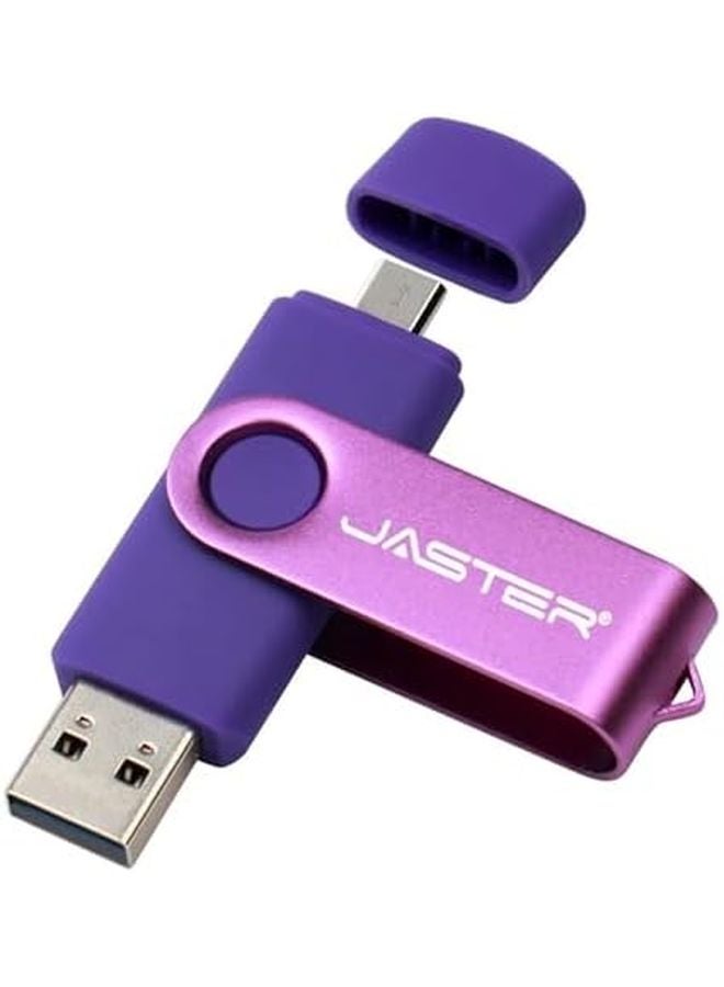 16GB Purple USB 2 0 OTG Flash Drive For Phone Tablet PC Pendrive - Image 2