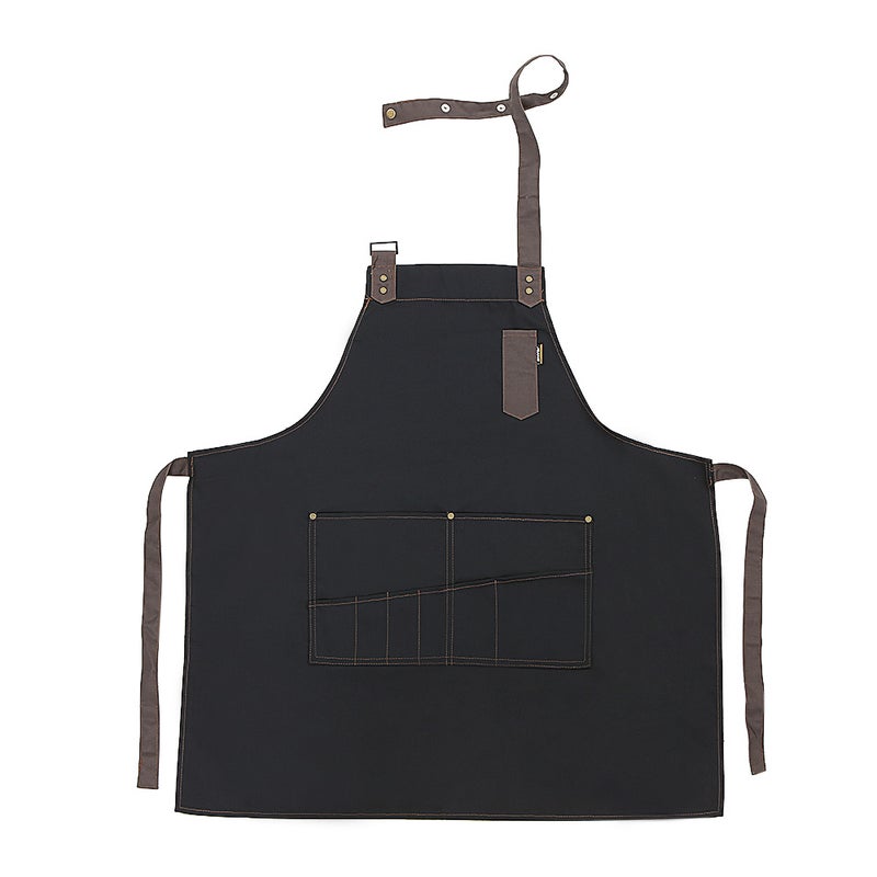 Pro Salon Barber Hairdresser Gown Cape With Pockets Jean Apron Hair Cutting Cloth Unisex Hair Dyeing Cape Hair Styling Tool - Image 4