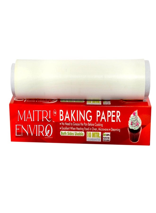 Maitri Enviro Baking Paper Roll, 10 Metres, Non-Coated, Pack of 1 - Image 1