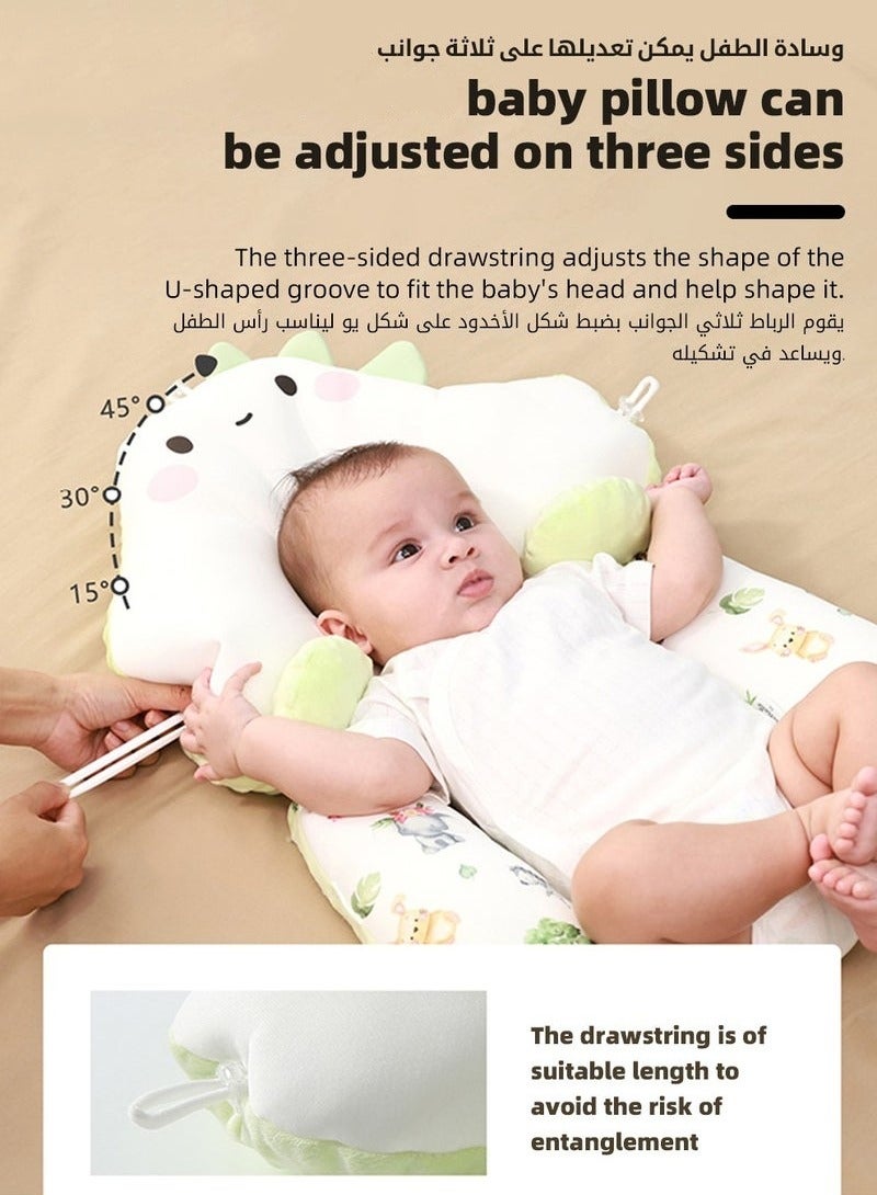 ميكسد وسادة رضاعة للأطفال، وسادات تشكيل رأس الأطفال، وسادة نوم للأطفال الرضع، أغطية مضادة للدهشة للأطفال والأولاد والبنات، جودة عالية، قابلة للغسل وآمنة. - Image 3