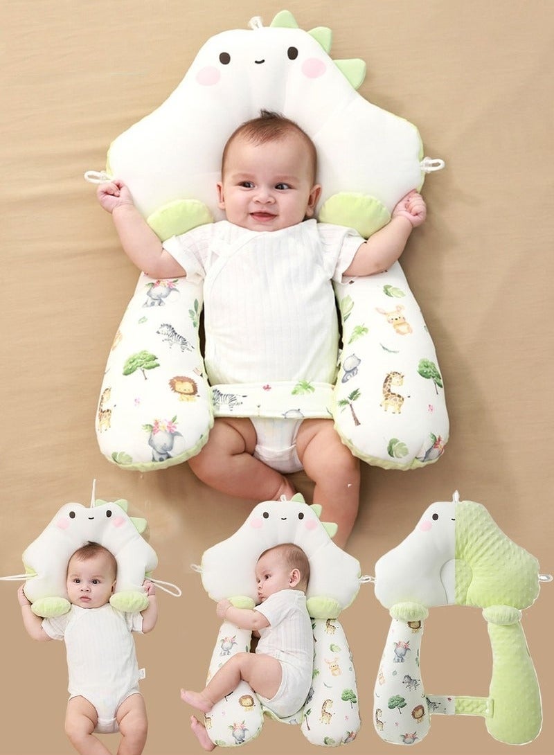ميكسد وسادة رضاعة للأطفال، وسادات تشكيل رأس الأطفال، وسادة نوم للأطفال الرضع، أغطية مضادة للدهشة للأطفال والأولاد والبنات، جودة عالية، قابلة للغسل وآمنة. - Image 1