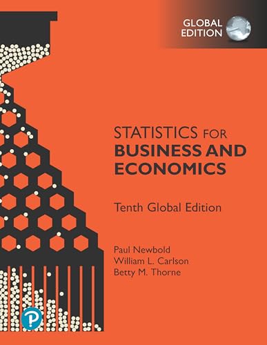 Statistics For Business And Economics Global Edition 