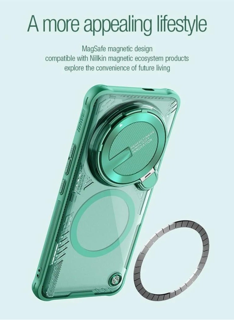 عام حافظة مغناطيسية متوافقة مع شاومي 14 الترا ، حافظة شفافة شفافة عدسة الكاميرا حماية الخصوصية حامل معدني قابل للطي ، غطاء واقي مقاوم للصدمات لمي 14 الترا - Image 5