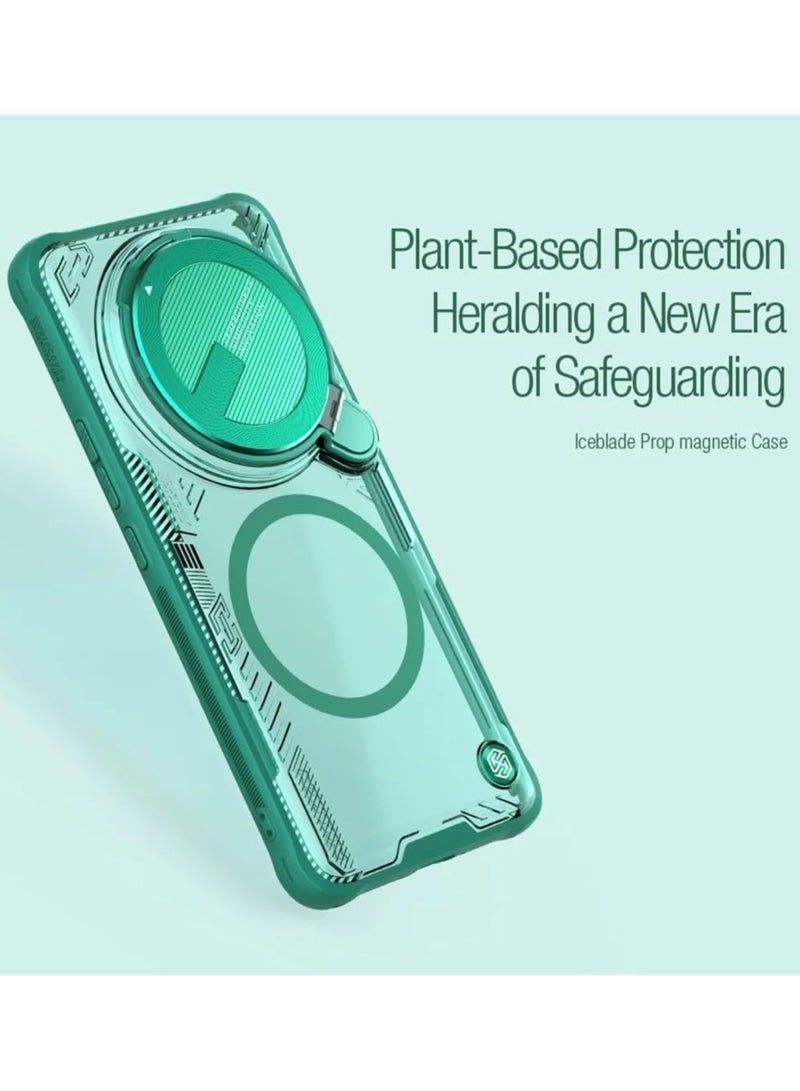 عام حافظة مغناطيسية متوافقة مع شاومي 14 الترا ، حافظة شفافة شفافة عدسة الكاميرا حماية الخصوصية حامل معدني قابل للطي ، غطاء واقي مقاوم للصدمات لمي 14 الترا - Image 2