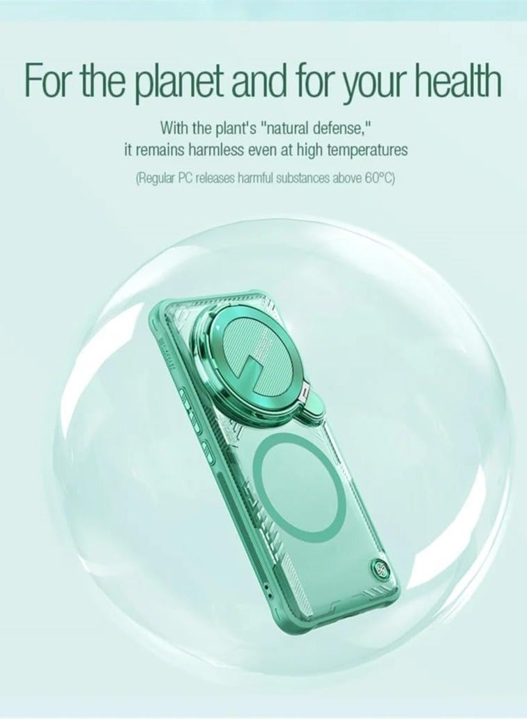 عام حافظة مغناطيسية متوافقة مع شاومي 14 الترا ، حافظة شفافة شفافة عدسة الكاميرا حماية الخصوصية حامل معدني قابل للطي ، غطاء واقي مقاوم للصدمات لمي 14 الترا - Image 4