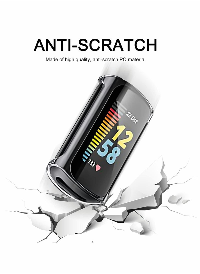 Y&D - Screen Protector for Charge 5 Soft TPU Full Surround Coverage Cover, Clear (4 Pack) - Image 1