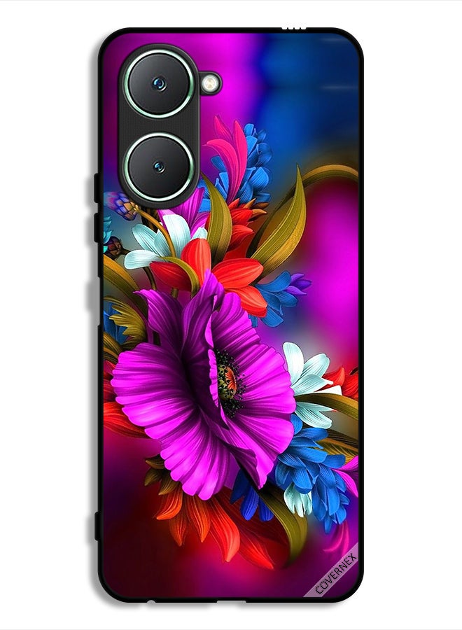 Covernex Vivo Y18i 4G Protective Case Cover HD Flowers Art