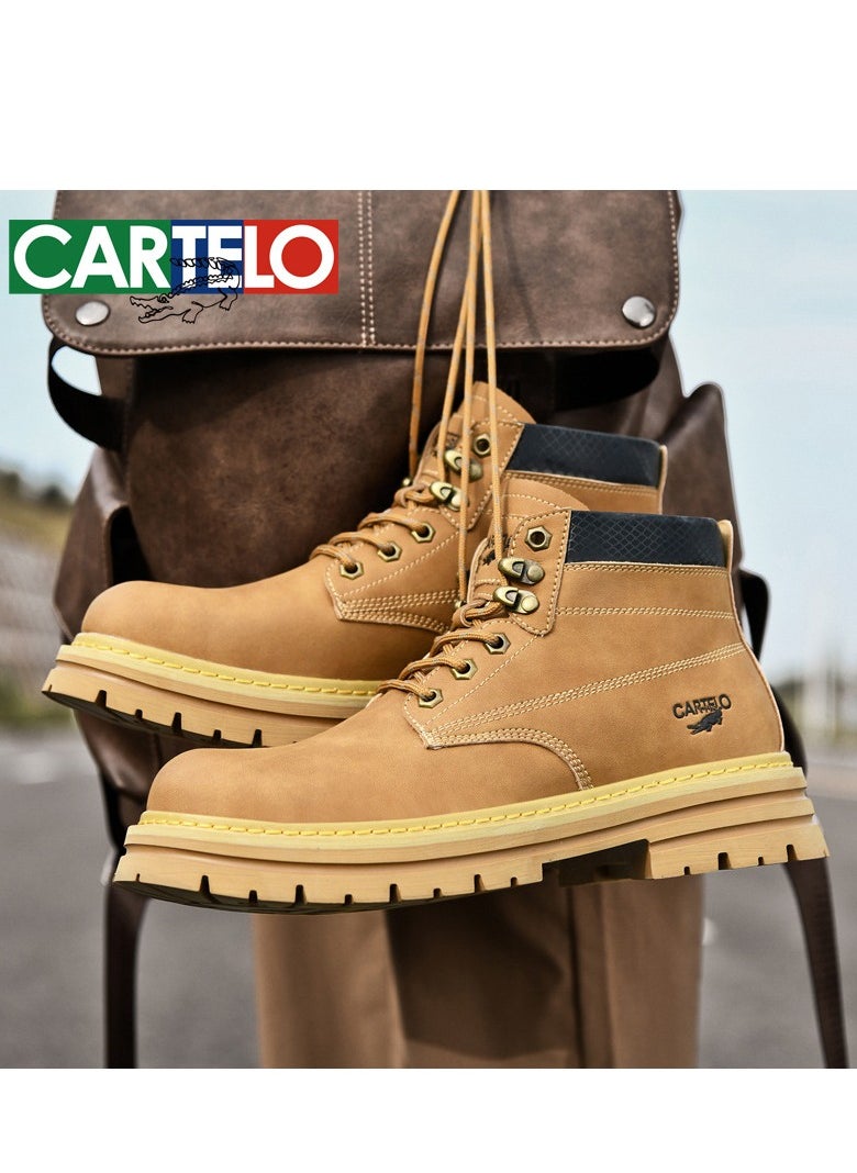 CARTELO أحذية مارتن للرجال ذات الرقبة العالية للأنشطة الخارجية  - Image 5