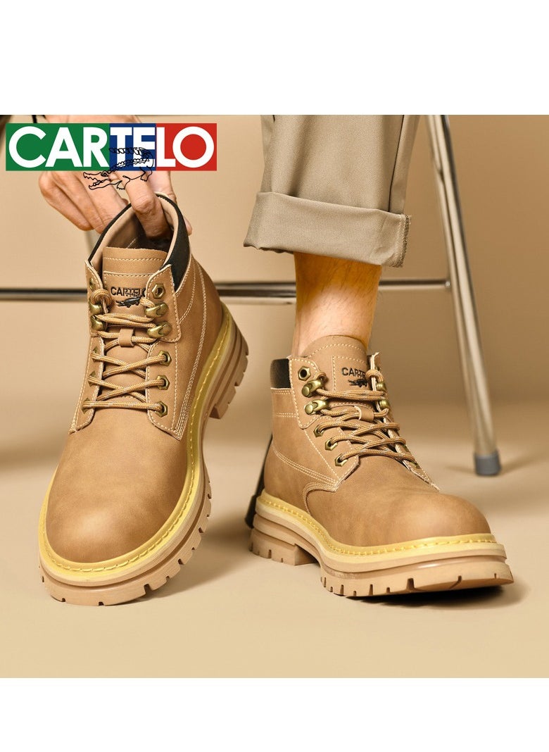 CARTELO أحذية مارتن للرجال ذات الرقبة العالية للأنشطة الخارجية  - Image 2