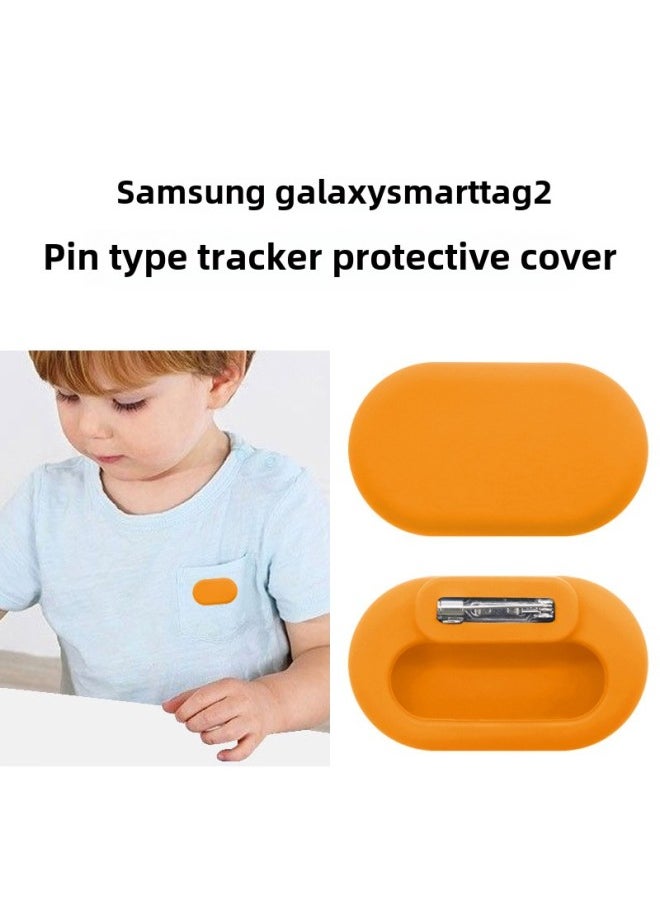 Suitable For Samsung Galaxy SmartTag2 Pin Tracker Case Locator Protection-Color:Luminous Blue-Applicable Models:Samsung Galaxy Smarttag2