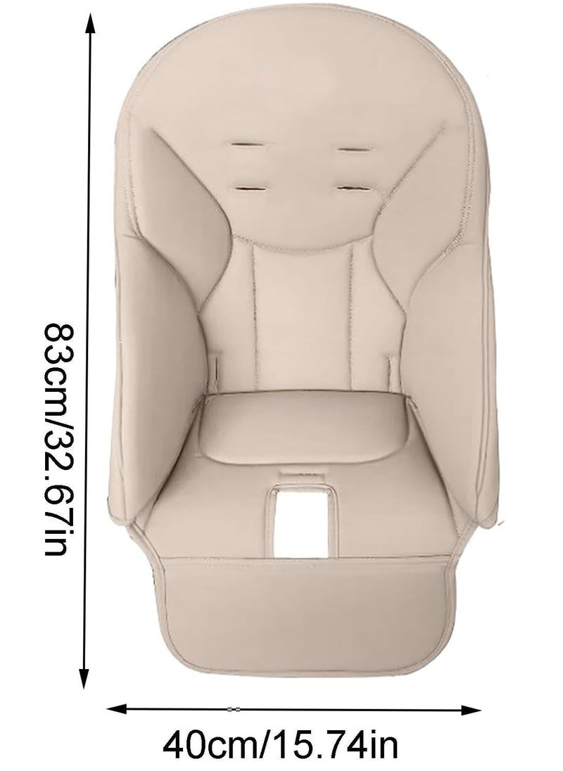 Gonice Highchair Cover, Universal Highchair Cover, Stain-Proof Baby Dining Chair Cover, Universal Waterproof Baby PU Leather  - Image 4