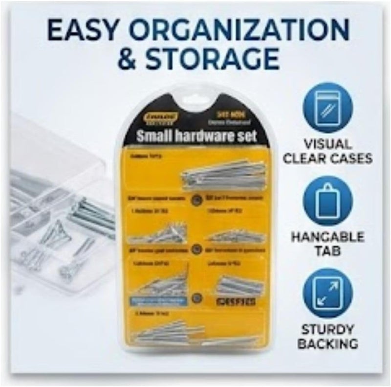 Hasanat Essentials Professional Nail Assortment Kit - 6 Precision Sizes for Picture Hanging and Small Home Repairs - Image 2