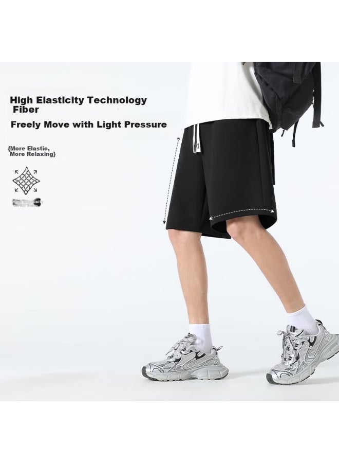 Mingchuang Youpin Miniso Men'S Quick Dry Sports Casual Anti-Bacterial Sunscreen Outdoor Men'S Shorts Z Light Beige M - Image 2