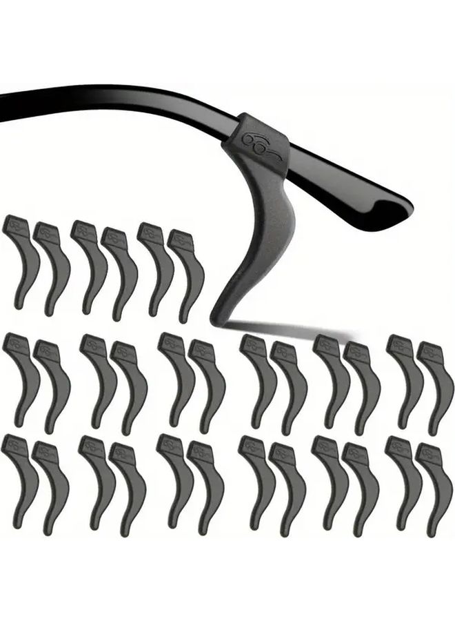 10 Packs Pink Anti Slip Glasses Ear Hook Covers Elastic Temple Tips - Image 1