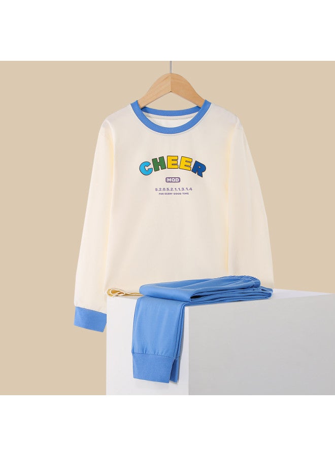 مكد Category A، مجموعة ملابس داخلية حرارية للأطفال الأكبر سنًا، بيجاما أولاد بأكمام طويلة للربيع والخريف، ملابس داخلية دافئة للأولاد للطبقات - Image 2