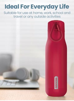 Moxedo Moxedo Vacuum Flask Stainless Steel Double Wall Vacuum Insulated for Hot and Cold BPA Free 500ML Leak Resistant for Gym, Home, Office, Outdoor and Work  - Image 4