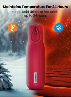 Moxedo Moxedo Vacuum Flask Stainless Steel Double Wall Vacuum Insulated for Hot and Cold BPA Free 500ML Leak Resistant for Gym, Home, Office, Outdoor and Work  - Image 5
