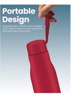 Moxedo Moxedo Vacuum Flask Stainless Steel Double Wall Vacuum Insulated for Hot and Cold BPA Free 500ML Leak Resistant for Gym, Home, Office, Outdoor and Work  - Image 3