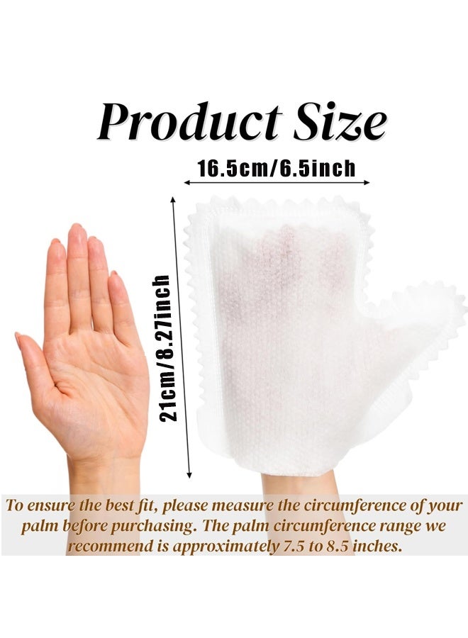 20 Pieces White Microfiber Dusting Gloves, Dual-Sided Dust Mitt for Dust Pet Hair Cleaning - Image 2