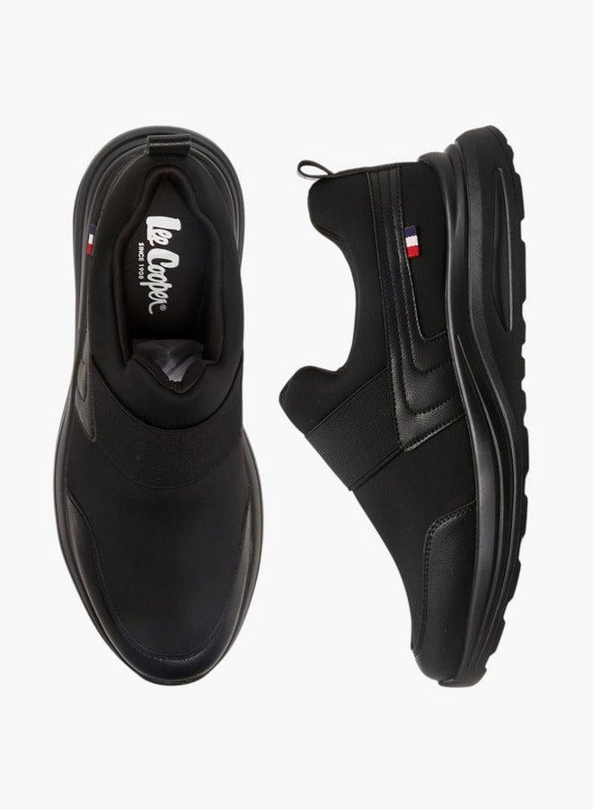 لي كوبر أحذية رياضية رجالية سادة سهلة الارتداء مع حلقات سحب - Image 3