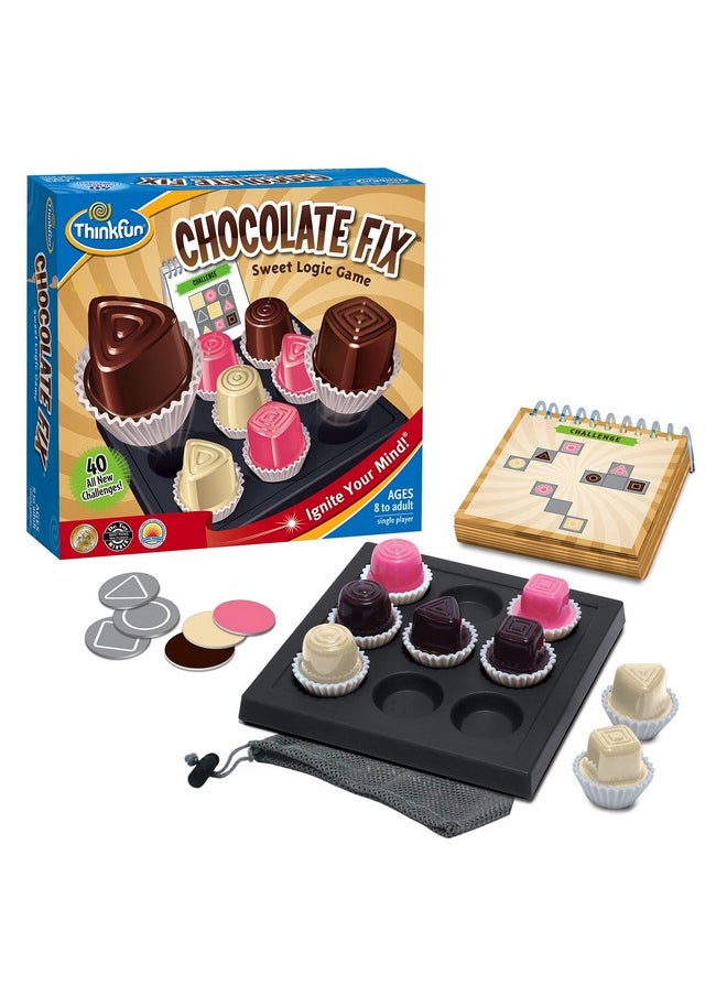 thinkfun ThinkFun Chocolate Fix - Engaging Logic Game for Ages 8 and Up | Brain Teaser | Educational Toy | Memory Enhancer  - Image 1
