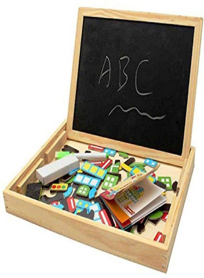 Hnt Kids Educational Learning Wooden Animal Magnetic Puzzle with Board Game (Multicolor) - Image 4